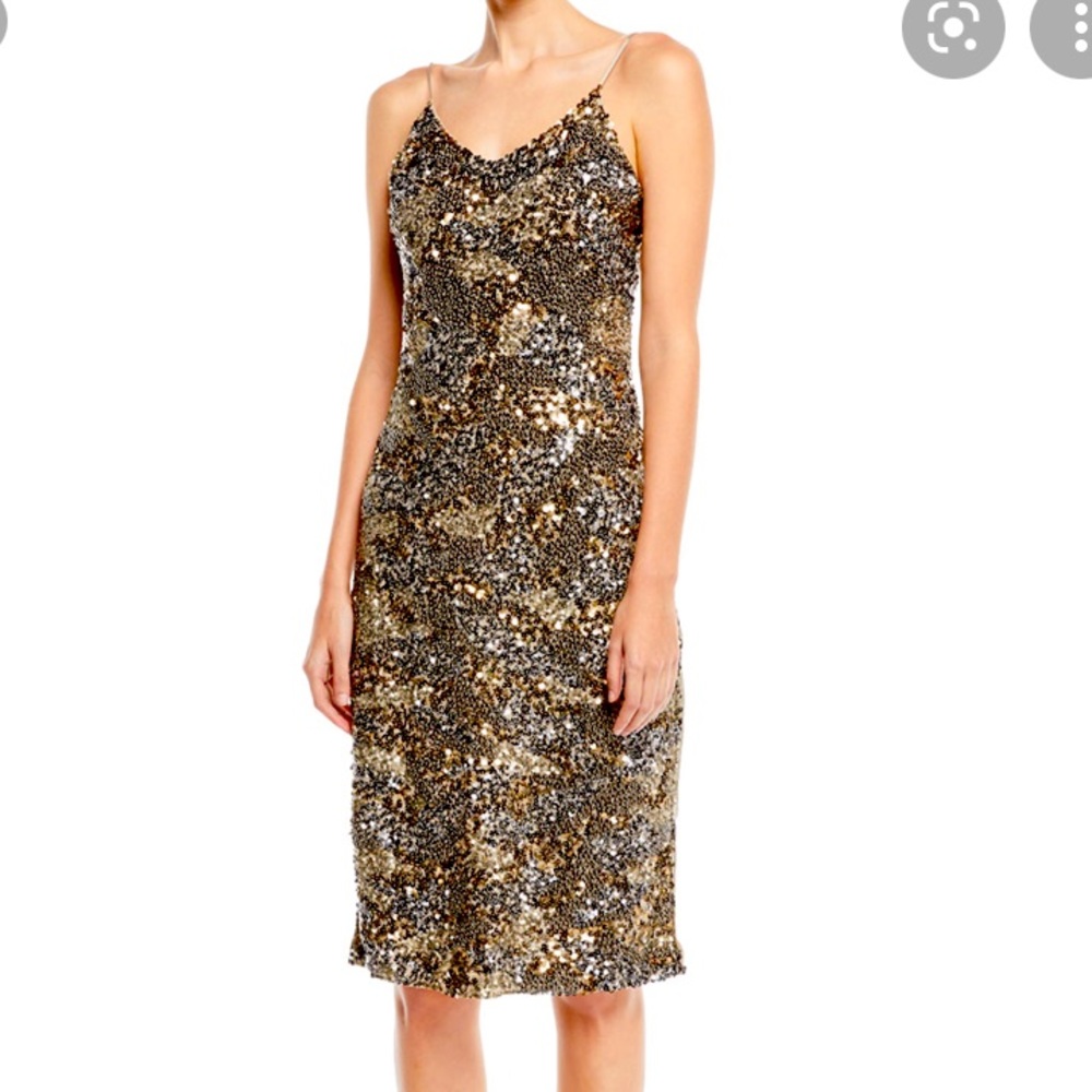 Joie "Hasana" sequined slip-style cocktail dress